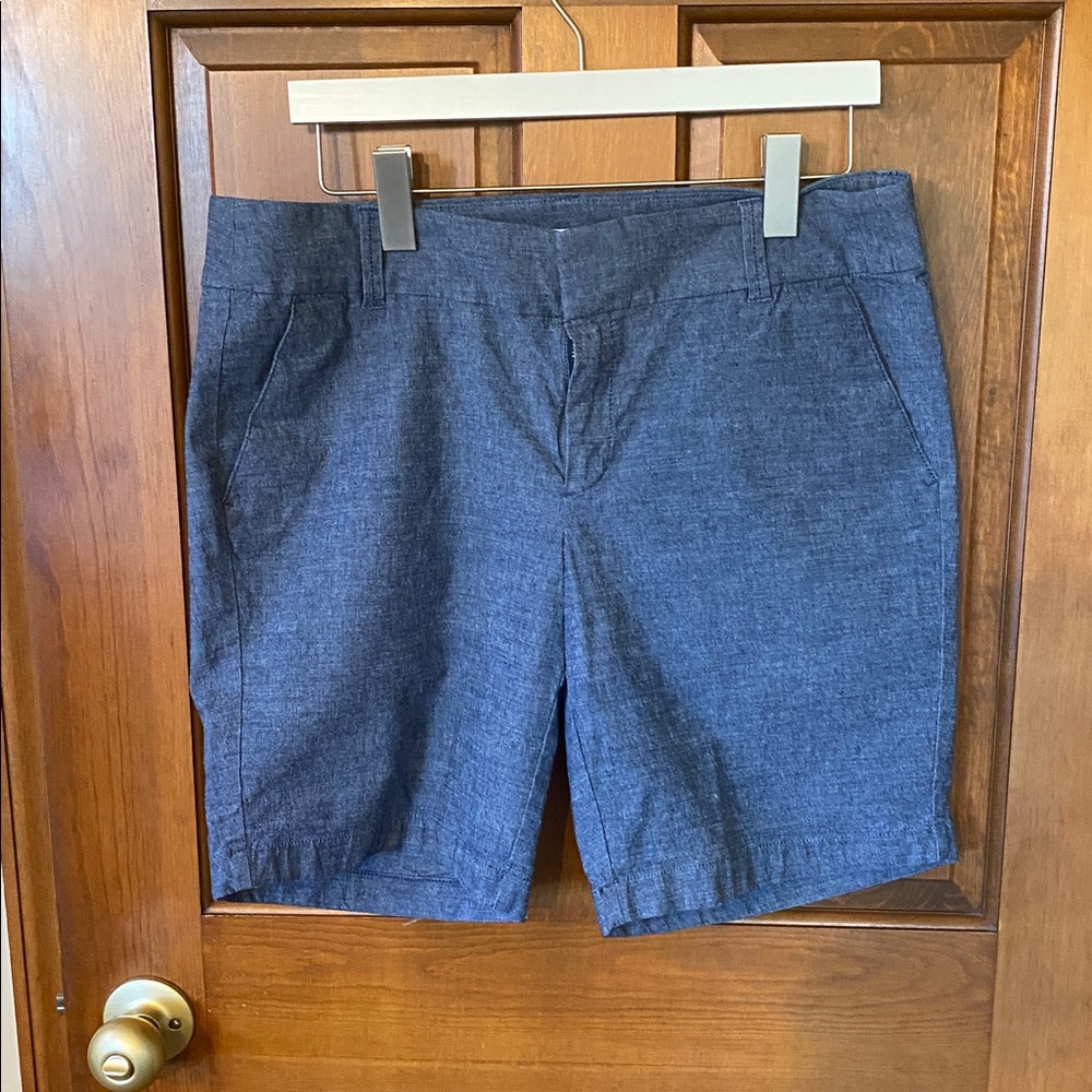 J. Crew Navy Chambray Shorts